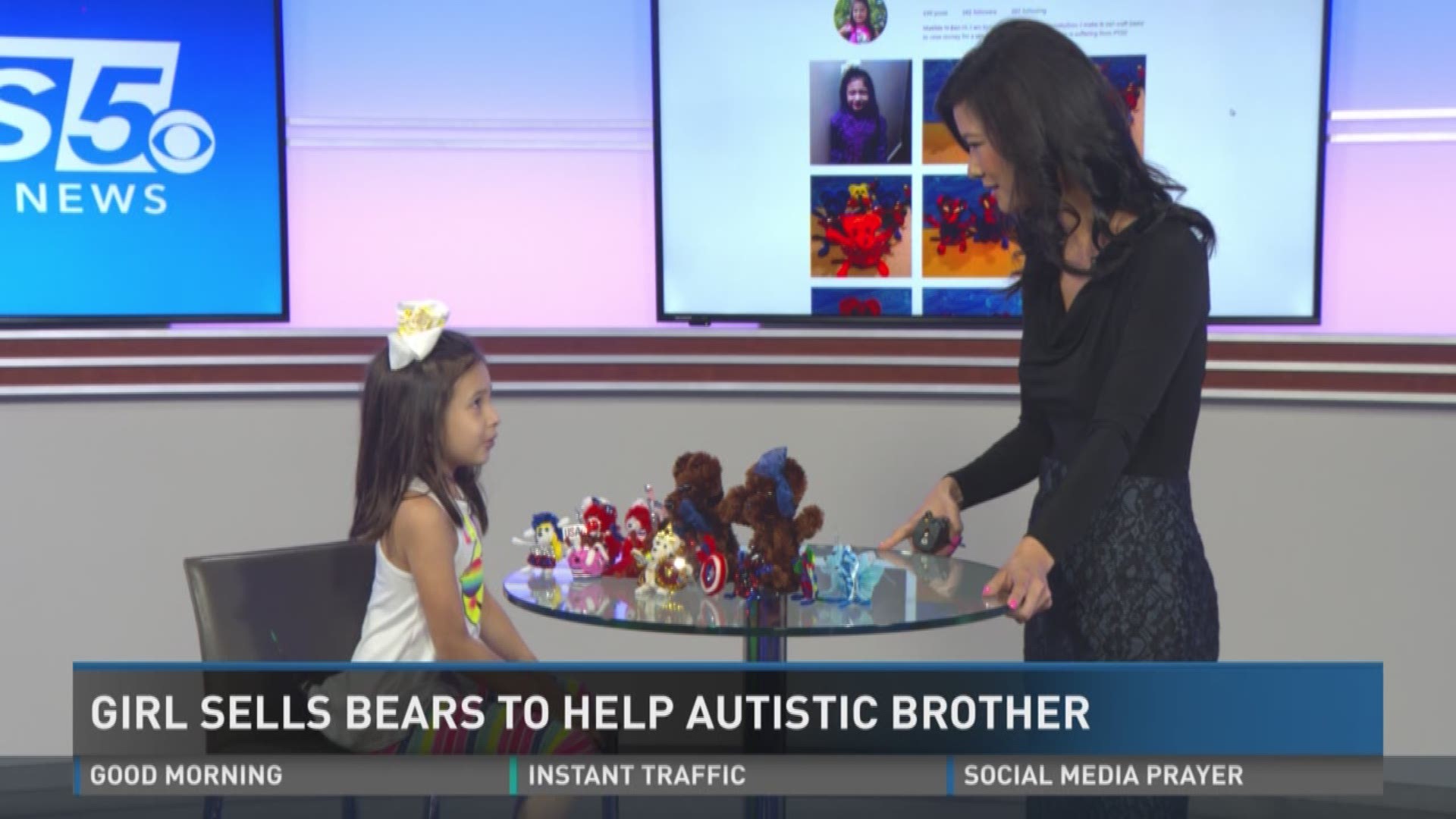 A San Antonio girl is stepping up in a big way to help her brother who has severe autism.