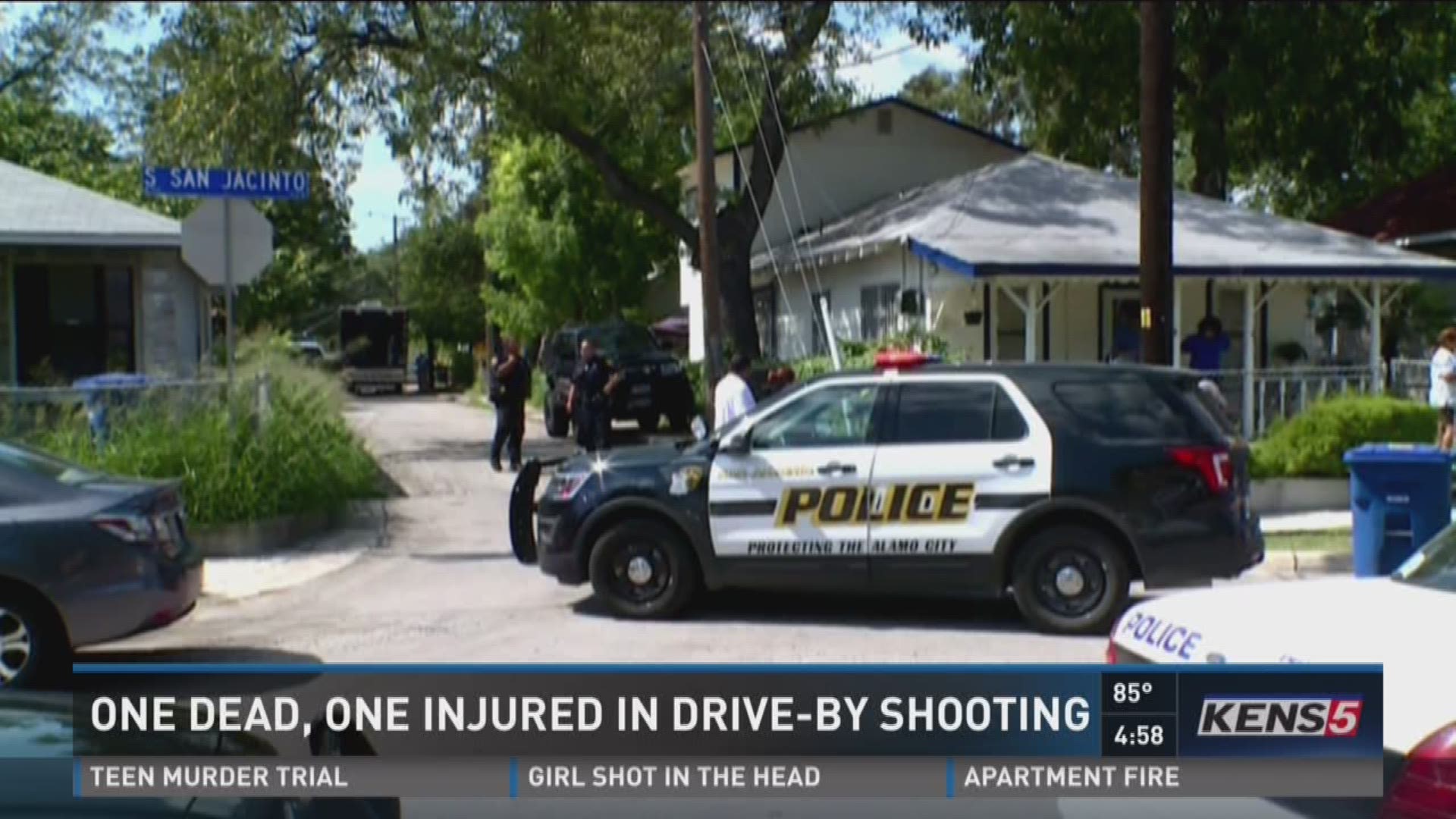 One dead, one injured in drive-by shooting