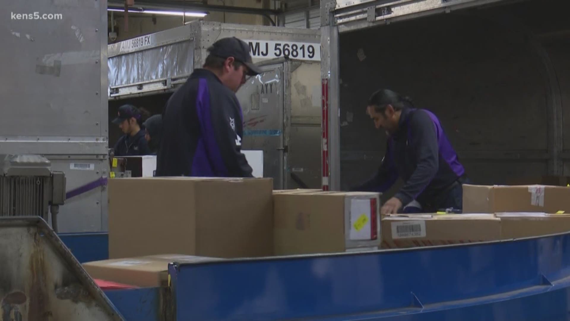 It's the time of year for packages, and shipping centers are seeing a spike in items ahead of the holiday.
