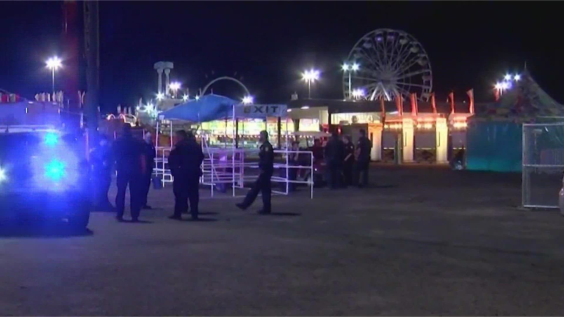 Just before 11 p.m. Monday, a man opened fire on Potter County deputies working off-duty at the fair in Amarillo.