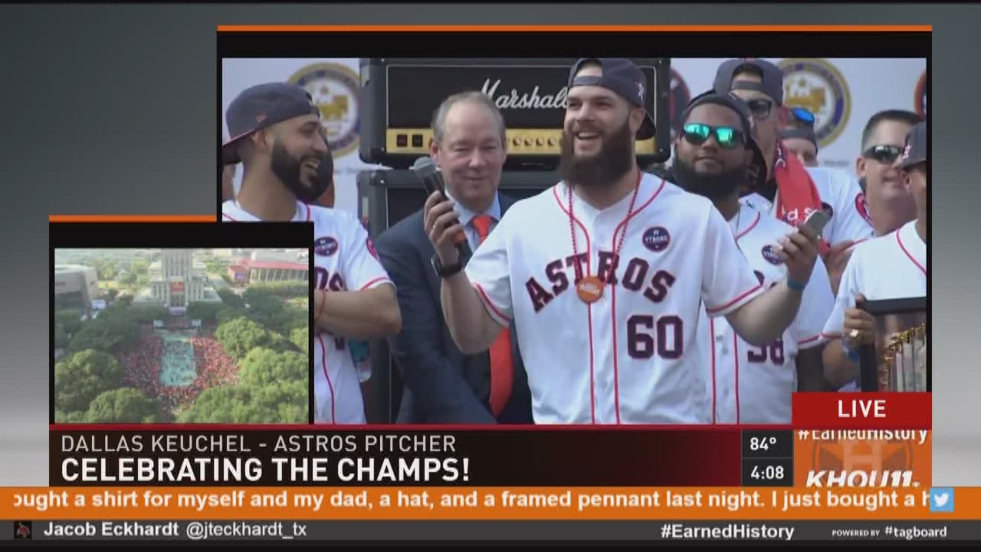 Houston Astros Victory Parade at Magic Kingdom 