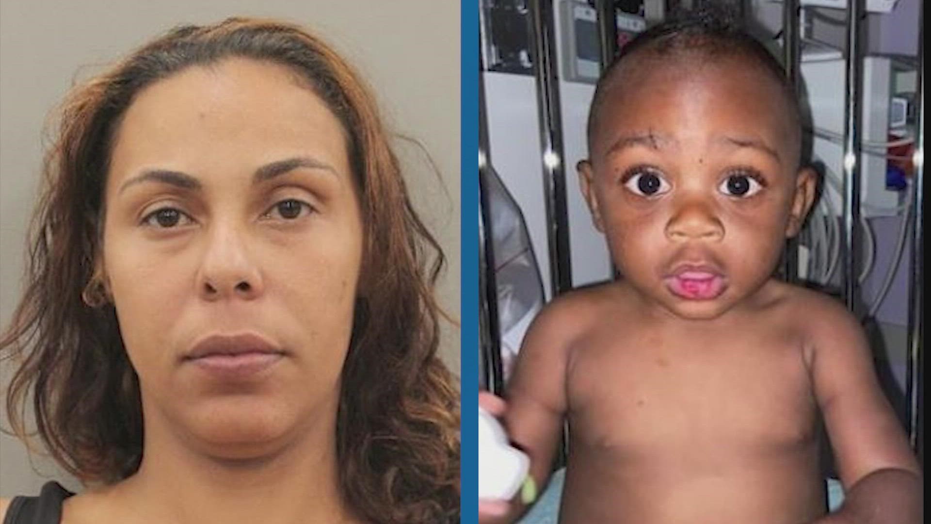 The mother of the baby found alone outside a Houston apartment is behind bars. She was arrested on two felony warrants on a January DUI.
