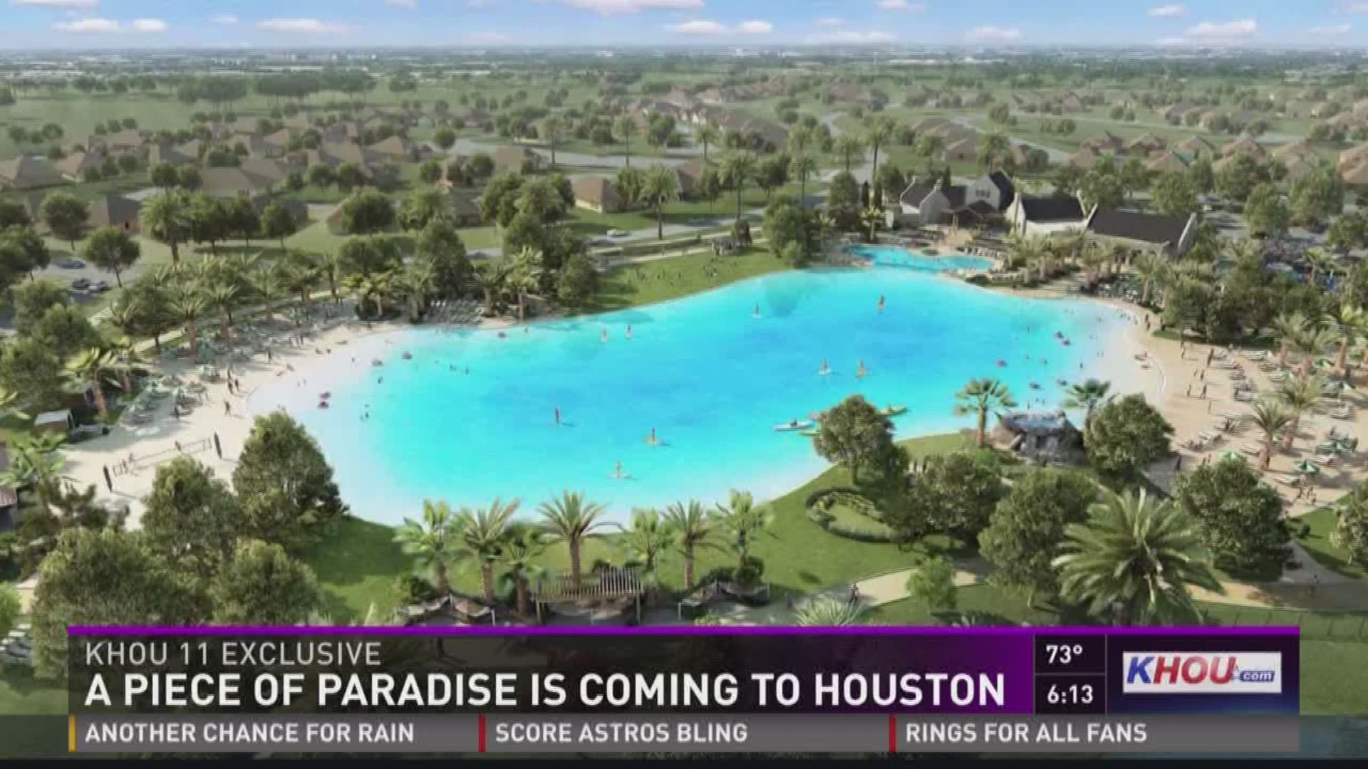 The first Crystal Clear Lagoon in Texas is currently under construction in the Houston area.