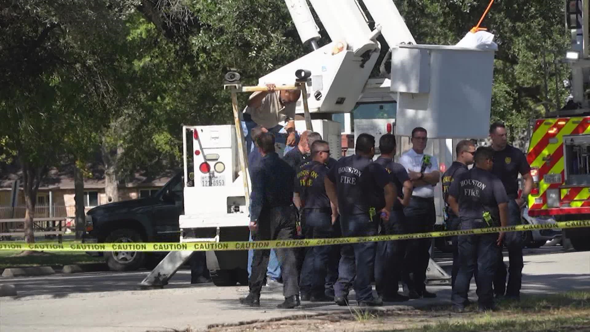 The Melrose Park voting location closed when a City of Houston Parks and Recreation employee was electrocuted, the Harris County Elections Office said.