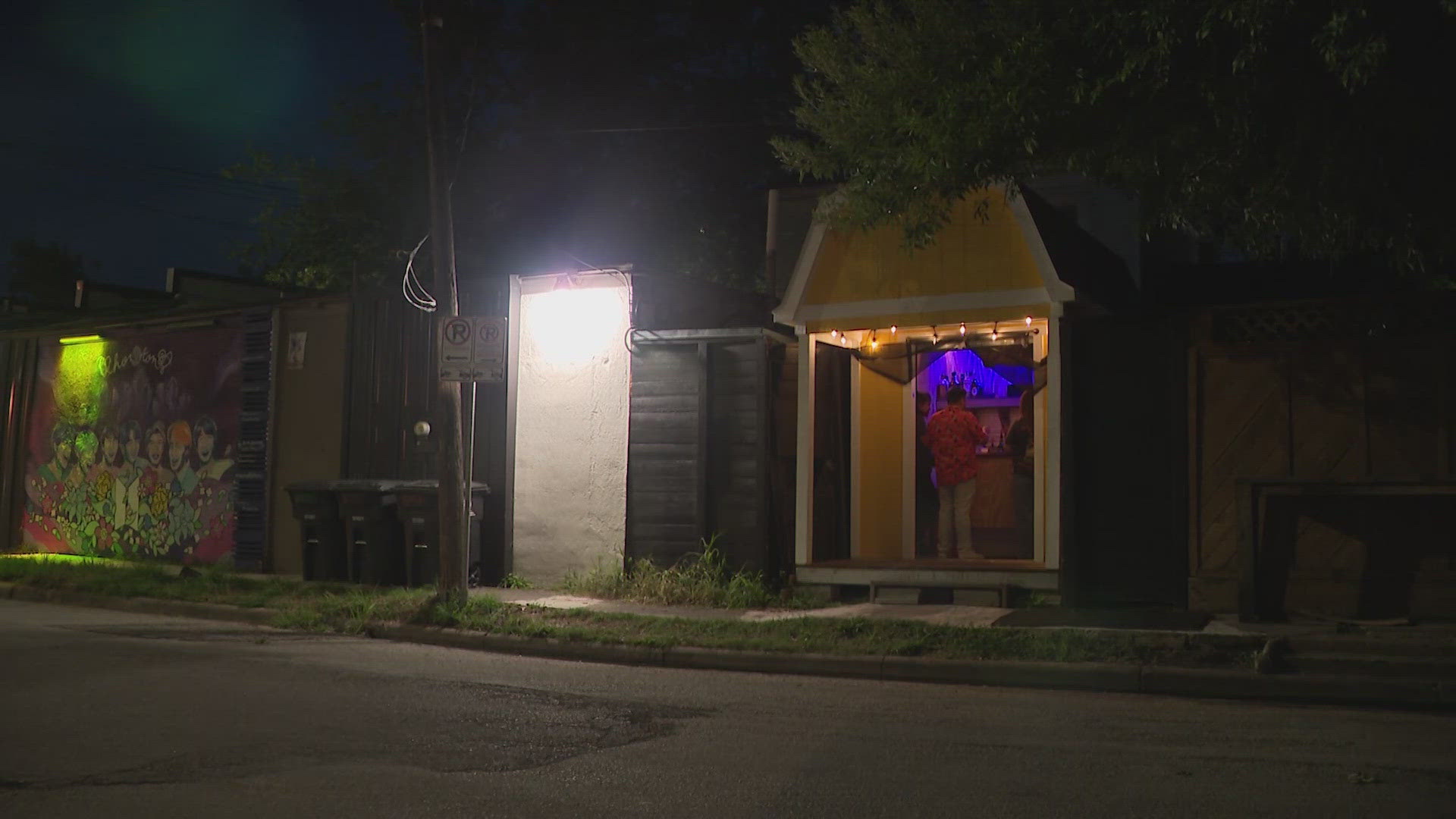 Just a few steps off Washington Avenue in Houston, there lies a bar that if you're walking too fast, you just might miss it.