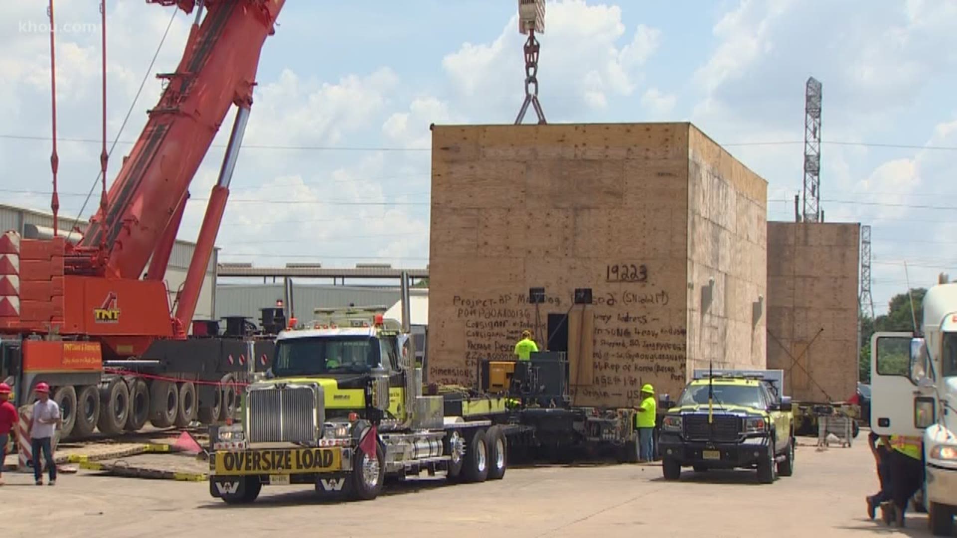 Giant crates could cause traffic nightmares, power outages ...