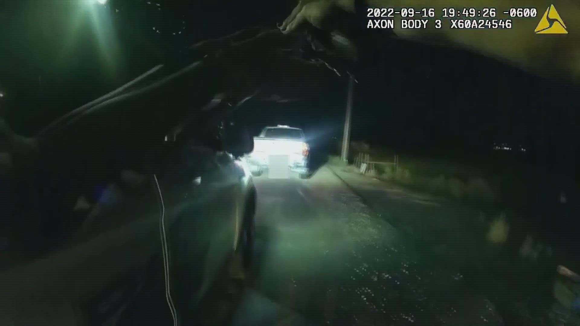 Dashcam video shows the moment a train crashed into a Platteville police cruiser on Sept. 16 when it was left on train tracks during a response.