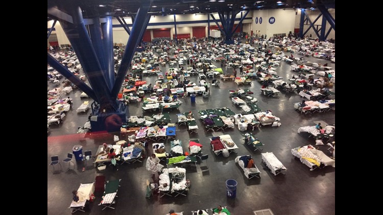 9,000+ evacuees take refuge at George R. Brown convention center