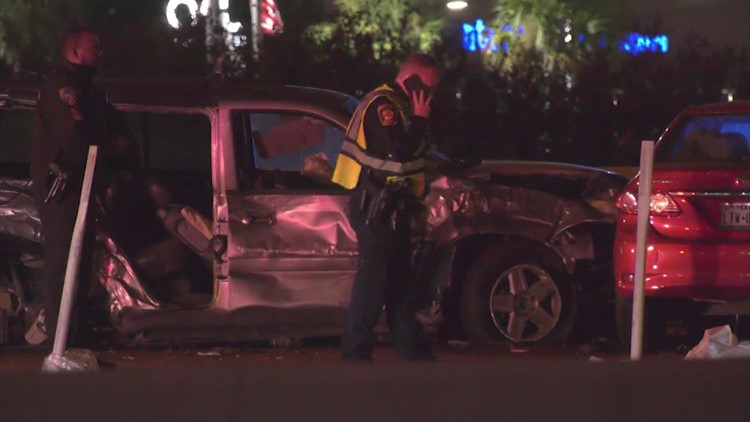 Two deputies in critical condition after being ejected in crash on Katy Freeway, police say