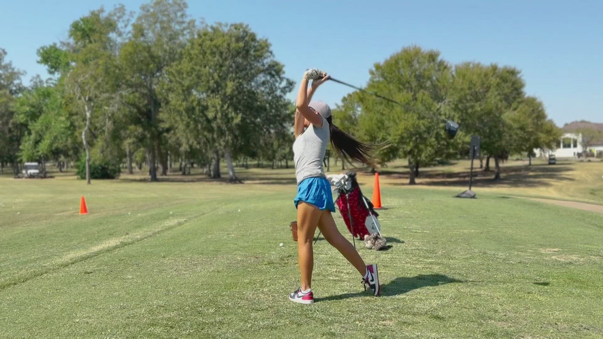 She's only in fifth grade but Alaina Villarreal, 10, is one of 80 young golfers who will compete in the Drive, Chip & Putt National Finals.