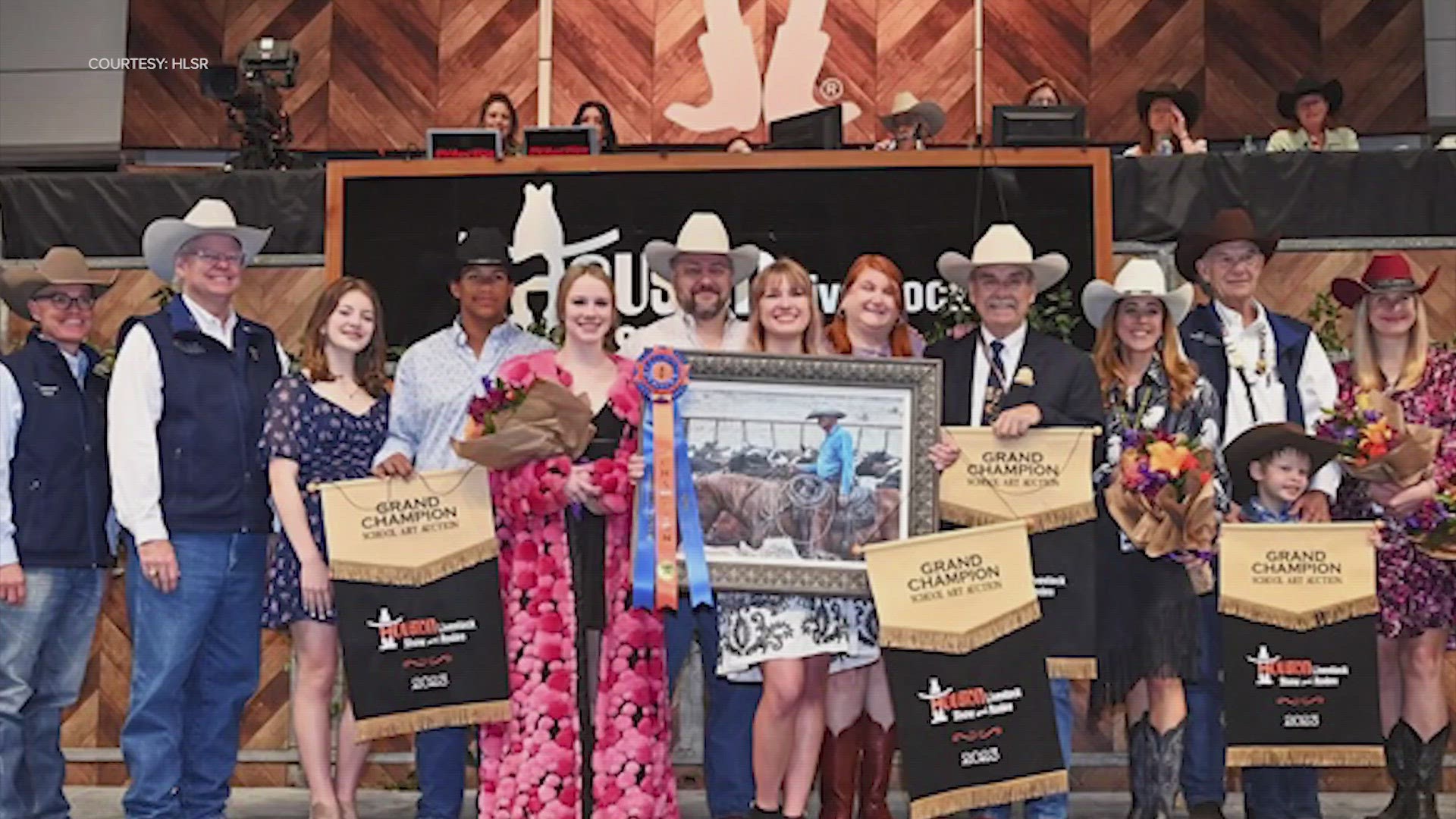 The Houston Livestock Show and Rodeo School Art Auction breaks another record.