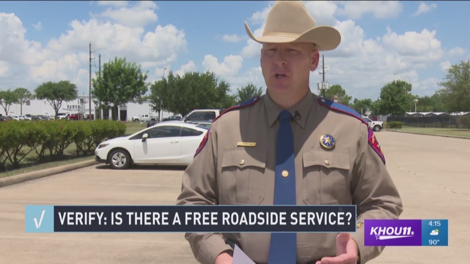 The back of Texas driver's licenses have a roadside assistance number printed on them. What are the services provided and are they free?