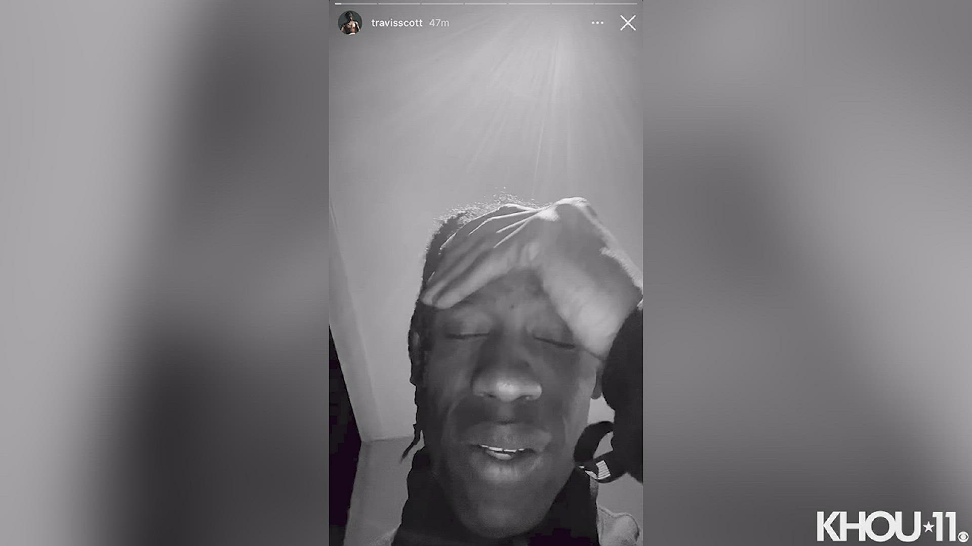 Travis Scott expressed his condolences and also said he's trying to identify the victims' families to help them through the tough time.