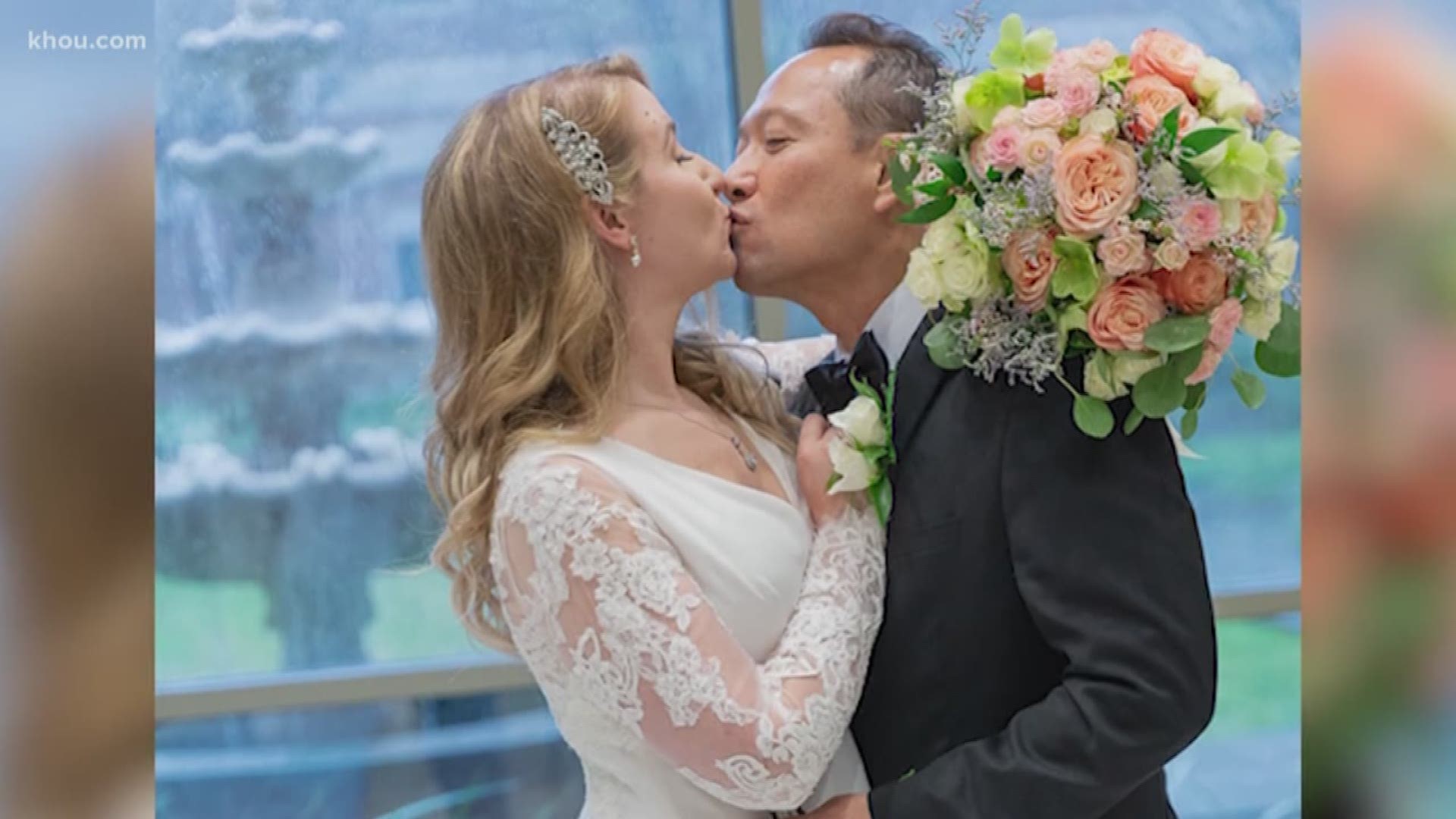 Jessica and Tony got married at First Colony Church of Christ on Saturday. Only 10 people attended their wedding, including themselves and the pastor.