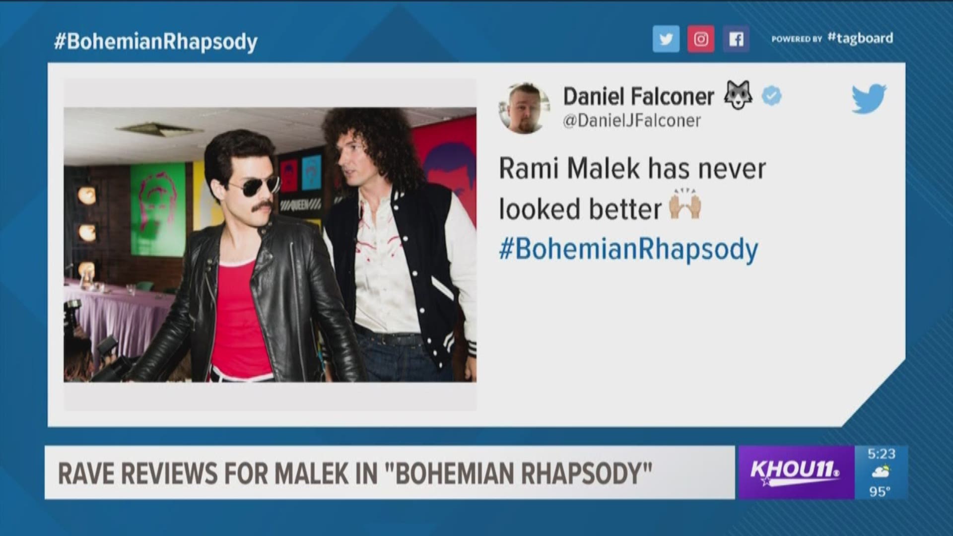 People are impressed with Rami Malek's performance in the highly anticipated "Bohemian Rhapsody" out Nov. 2.