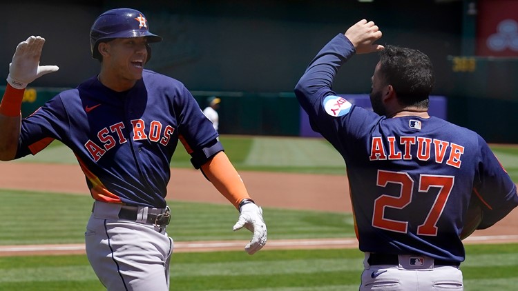 Peña homers in return to Astros lineup, Houston beats struggling Oakland 6-3