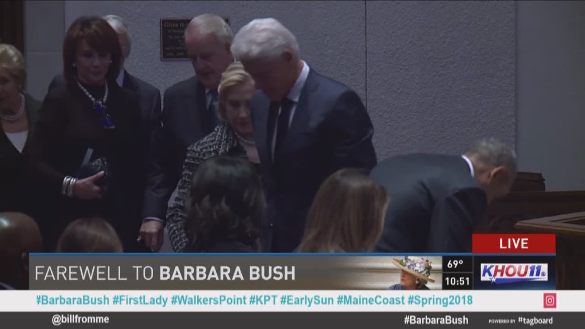 WATCH: Highlights from Barbara Bush's funeral service and motorcade ...