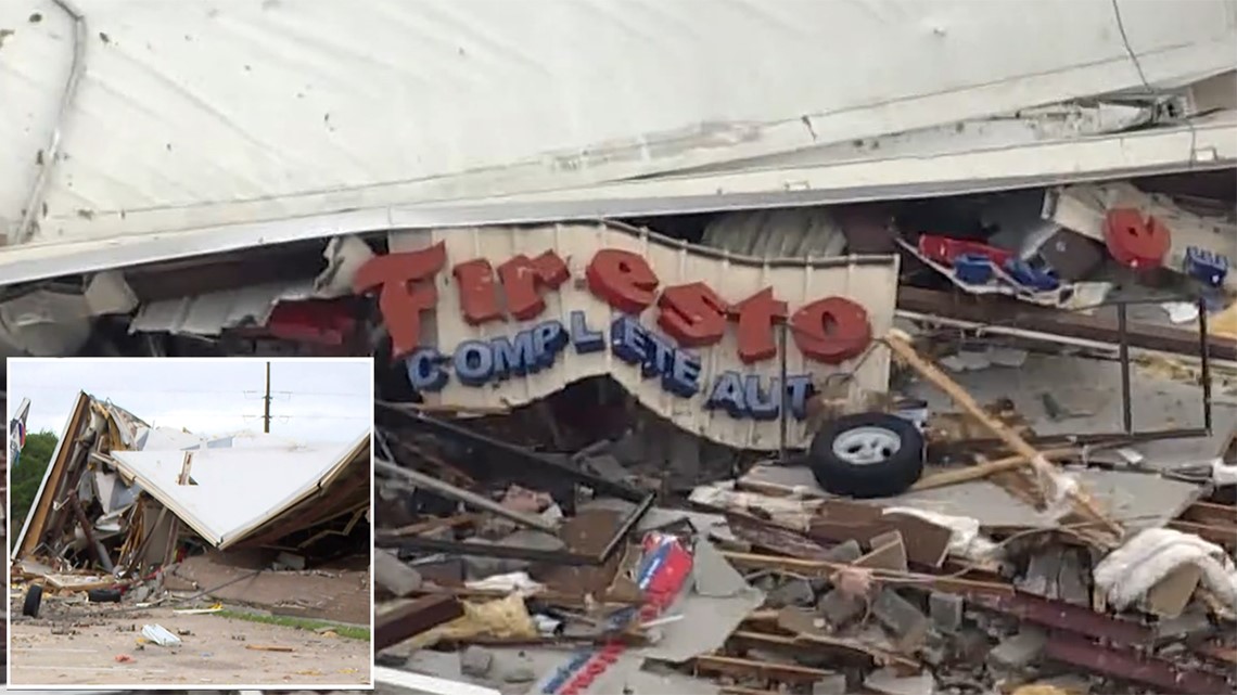 Katy, Texas tornado rips through Firestone Houston, Texas news