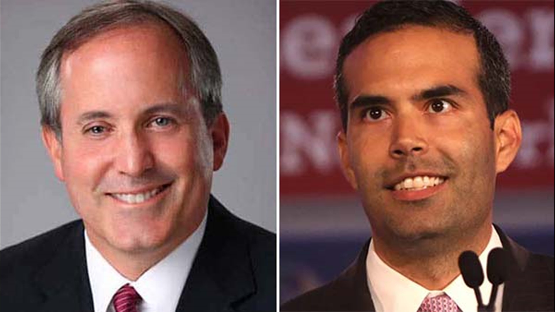 Incumbent Ken Paxton is being challenged by Land Commissioner George P. Bush in the Republican Run-Off Primary.