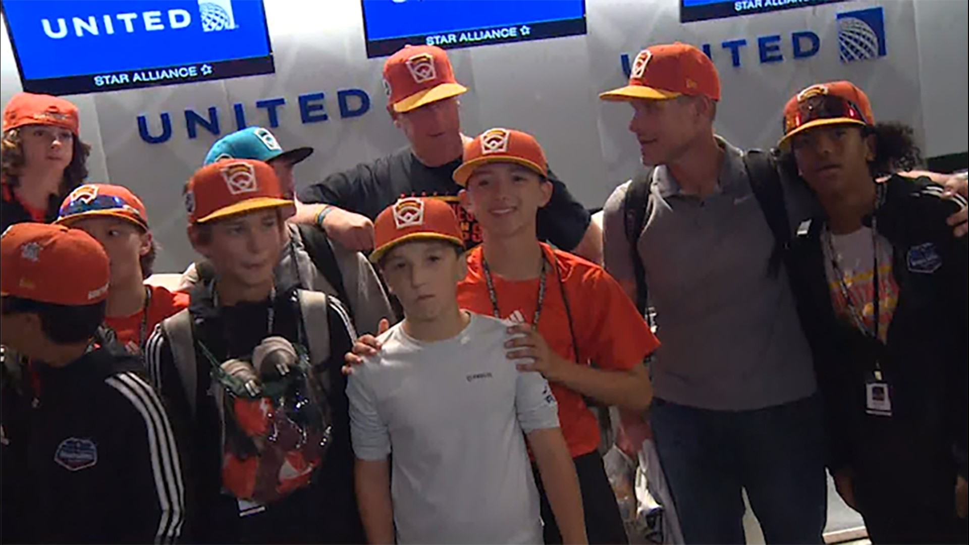 The team that played in the Little League World Series in Williamsport, PA was back in Houston on Sunday.