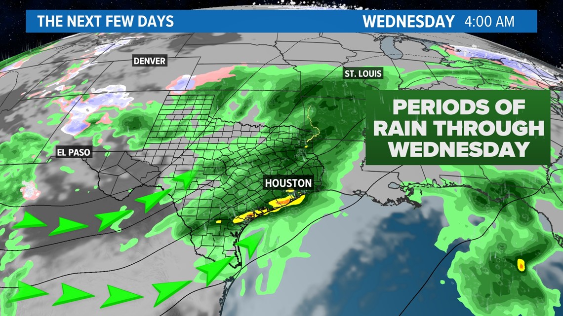 Houston, Texas weather: Heavy rain expected daily next week | kens5.com