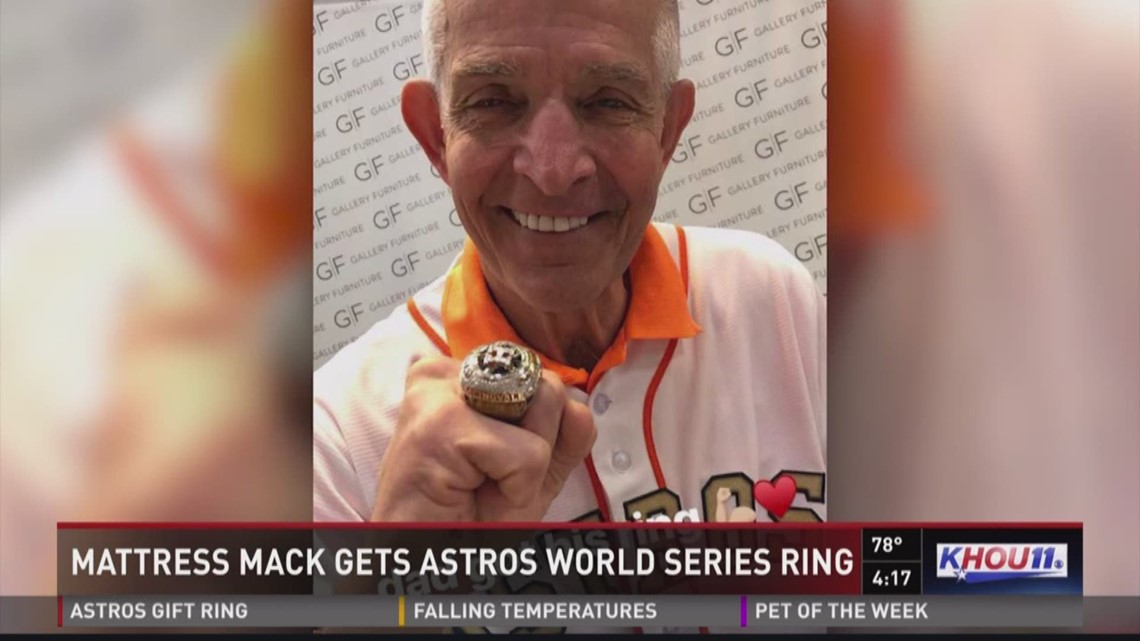 'Mattress Mack' gets Astros World Series ring