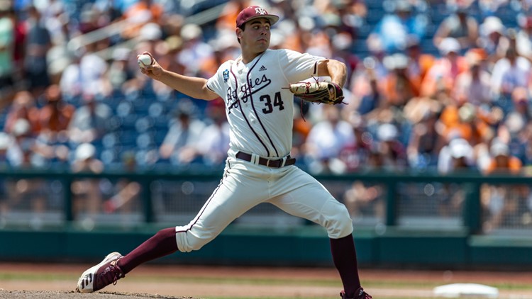 Texas A&M ousts rival Longhorns from College World Series with 10-2 victory