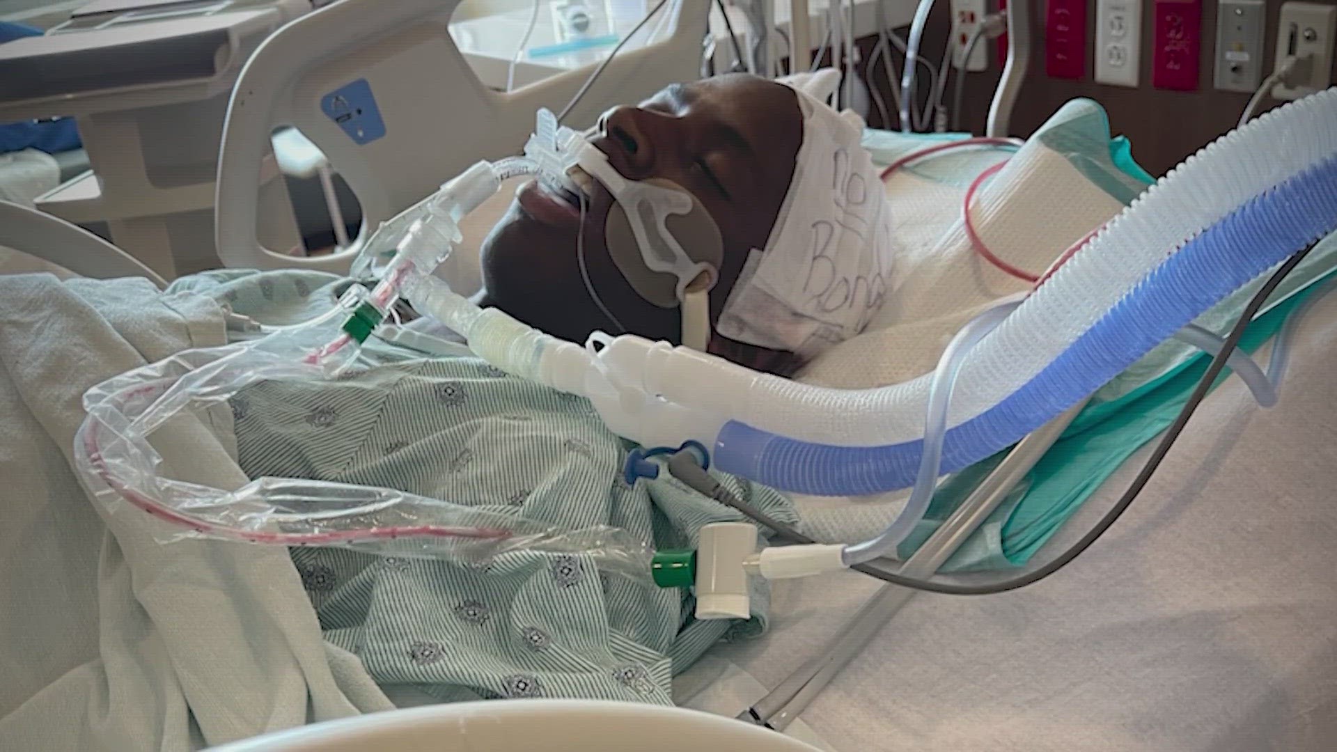 "They had to cut half his skull," one victim's parents said. "He's on life support."