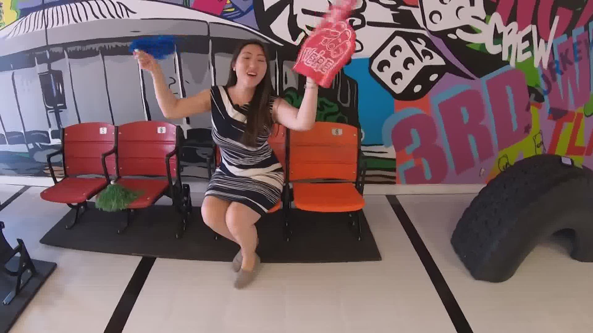 #HTownRush's Michelle Choi takes you inside a special game you can play now in Rice Village
