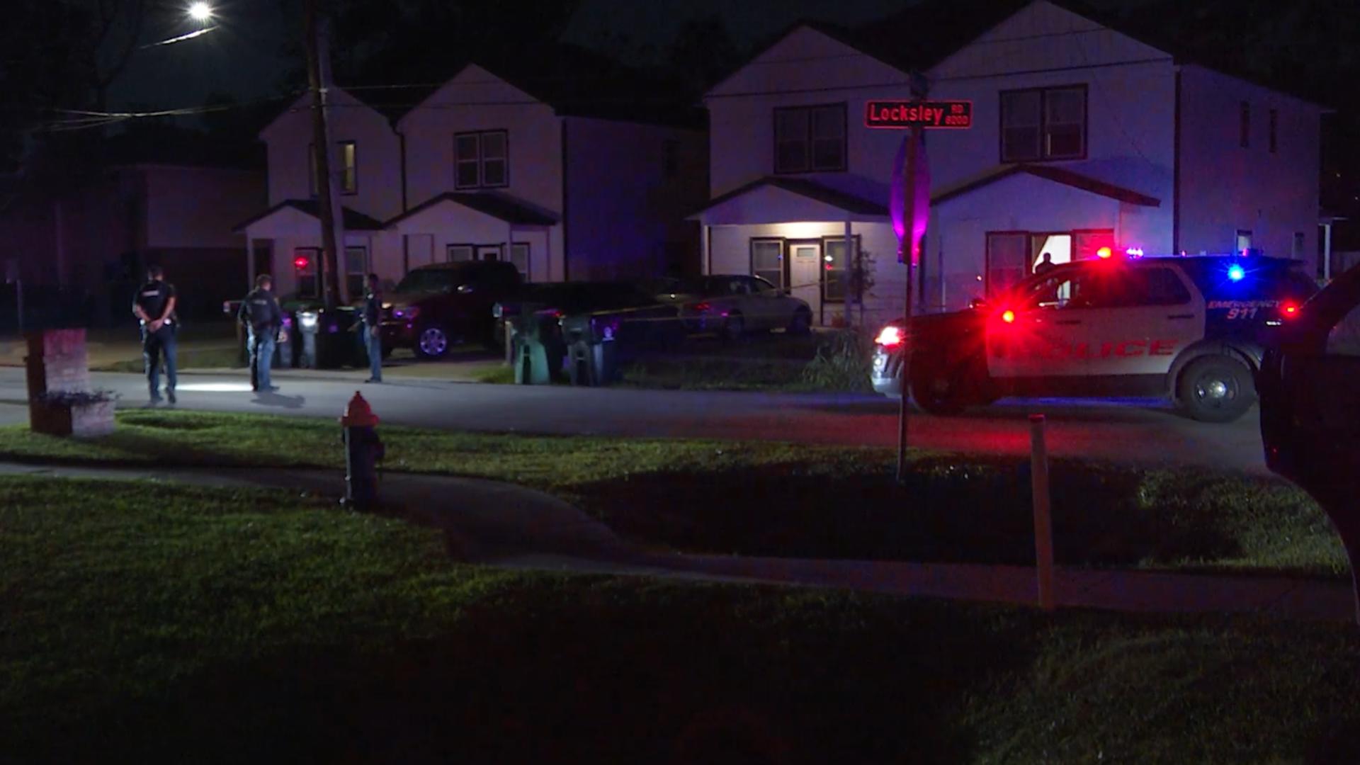 Houston police give an update after a woman was shot and killed at her child's birthday party in northeast Houston.