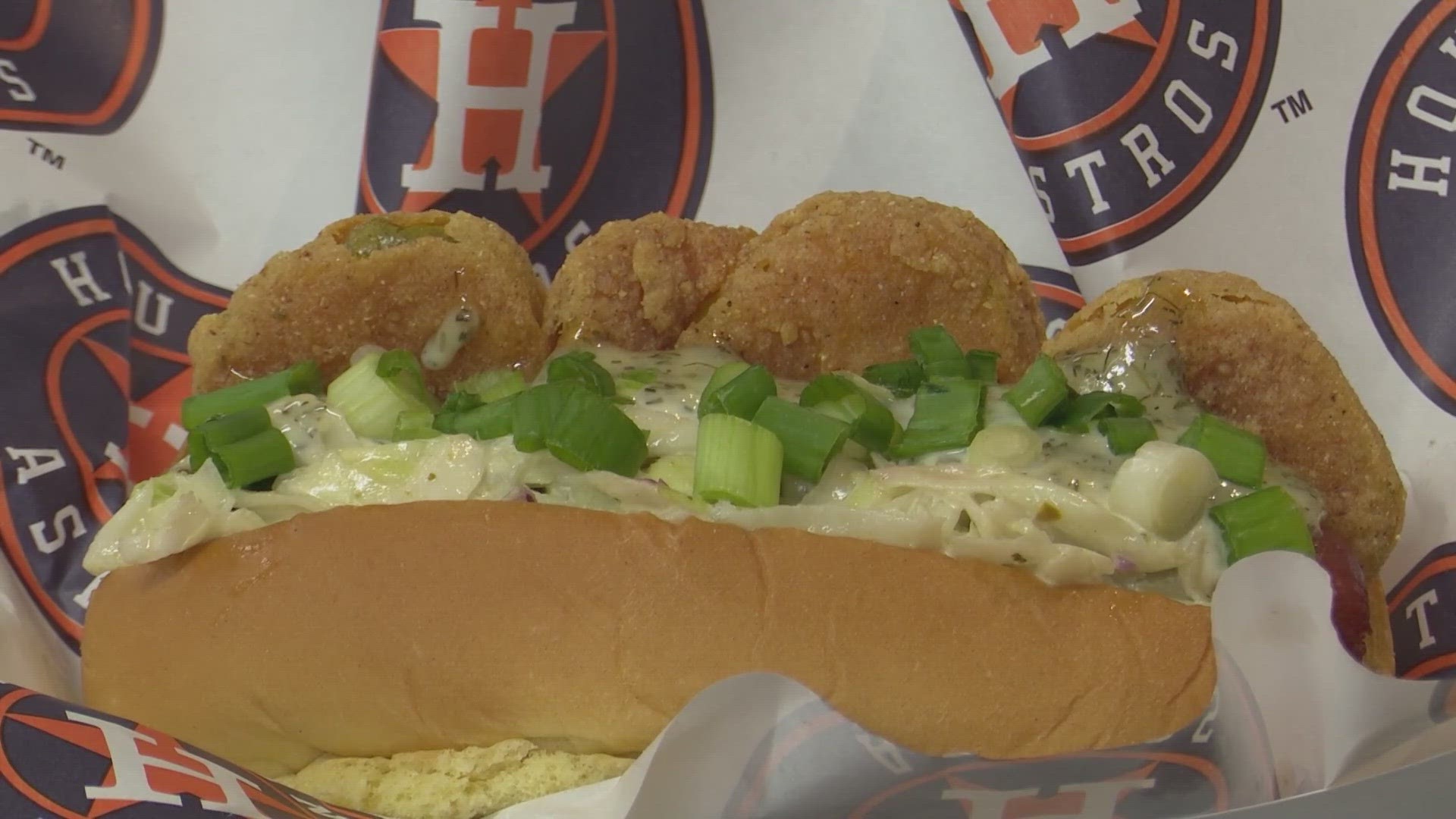 Fans who are headed to Minute Maid Park to cheer on the Houston Astros in the playoffs are going to see some tempting new treats for their taste buds.
