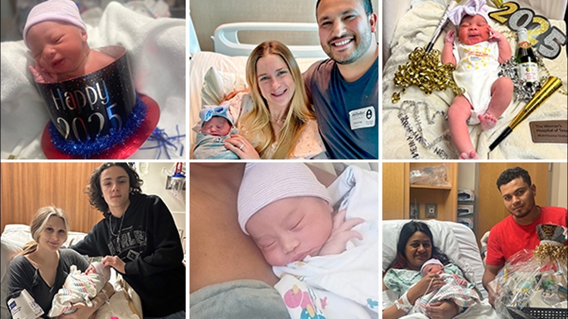 First babies born on January 1, 2025 in Houston area