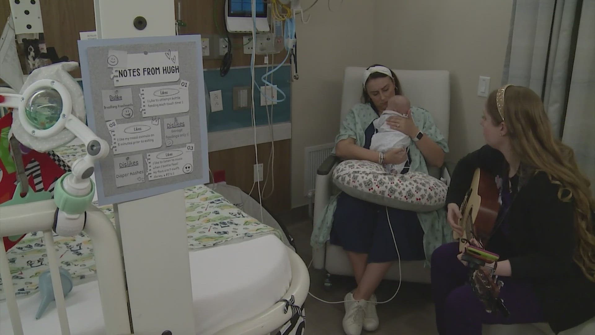 Music therapy is being used to help the tiniest babies in Houston-area hospitals.