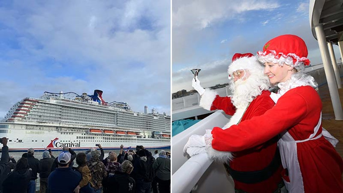 Carnival Jubilee arrives in Galveston with Santa on board - Vimarsana News