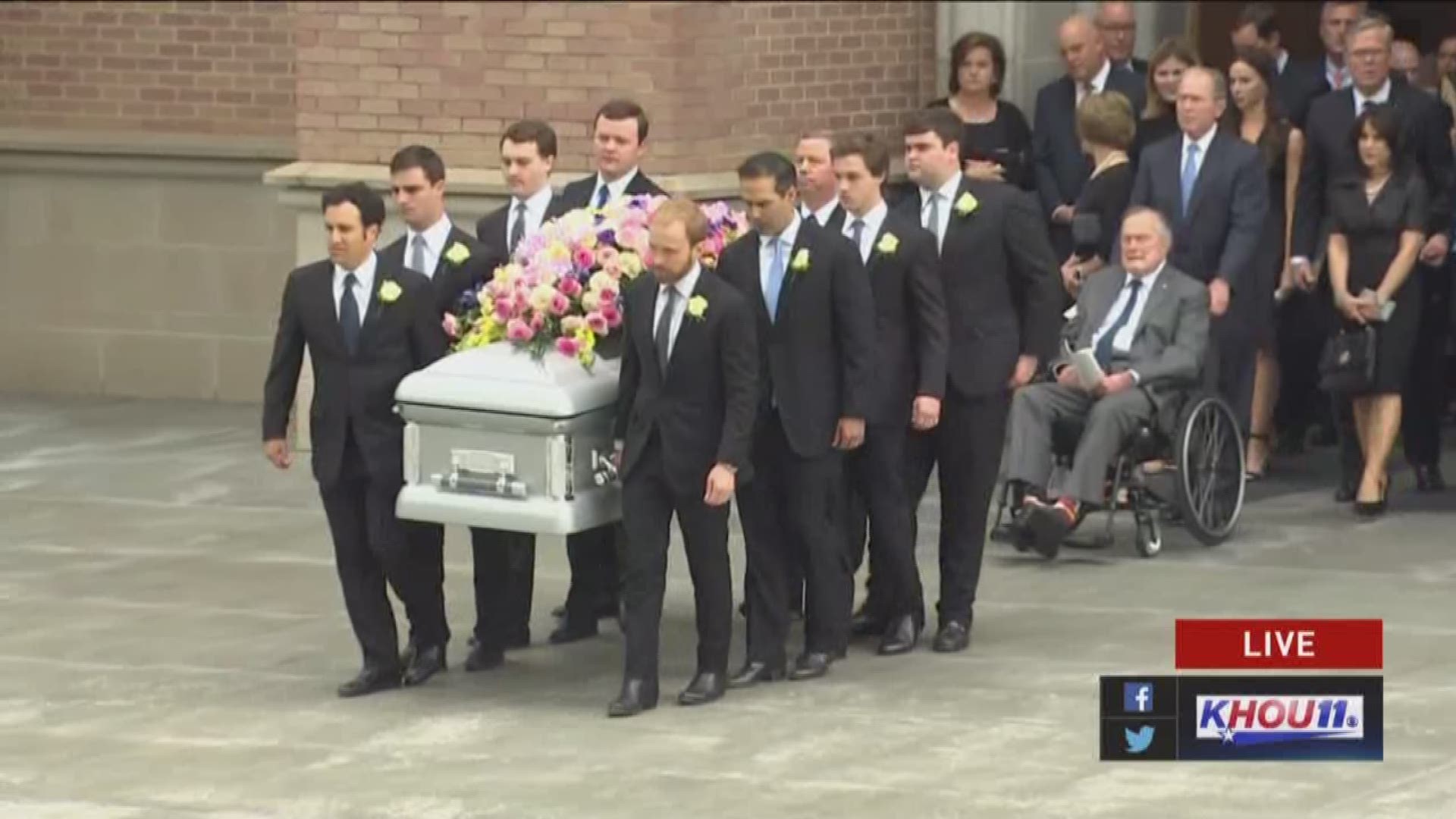WATCH: Highlights from Barbara Bush's funeral service and motorcade ...