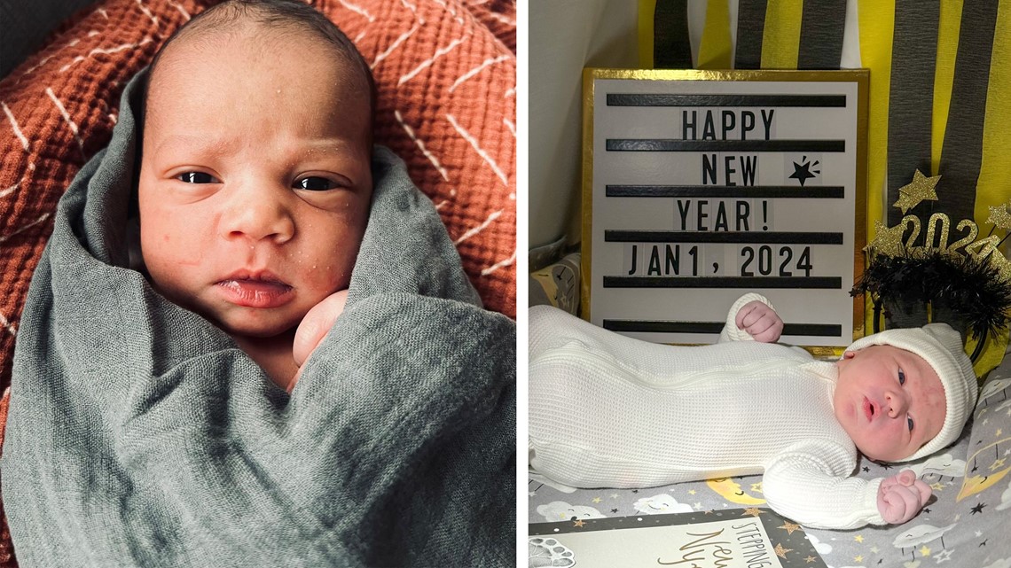 First babies born on January 1, 2024 in Houston area