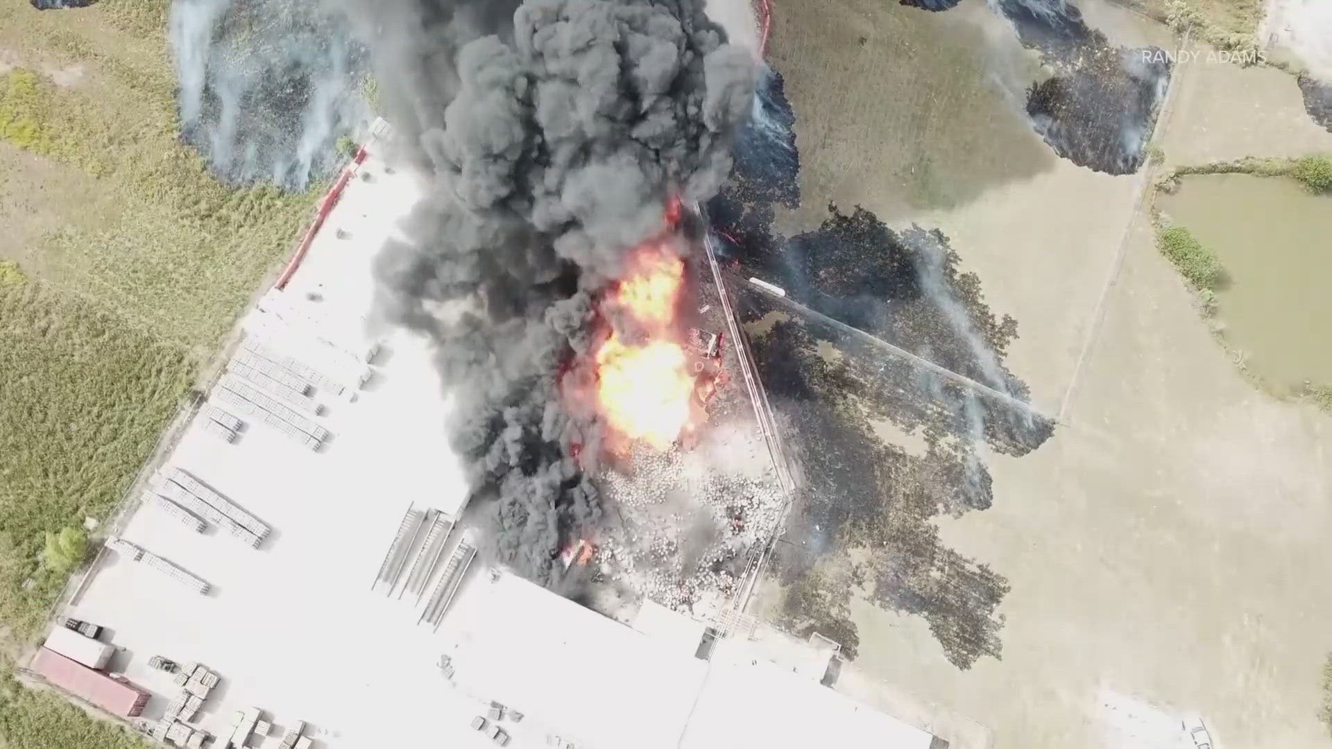 Firefighters responded to an explosion at a propane production facility in Waller County on Wednesday afternoon.