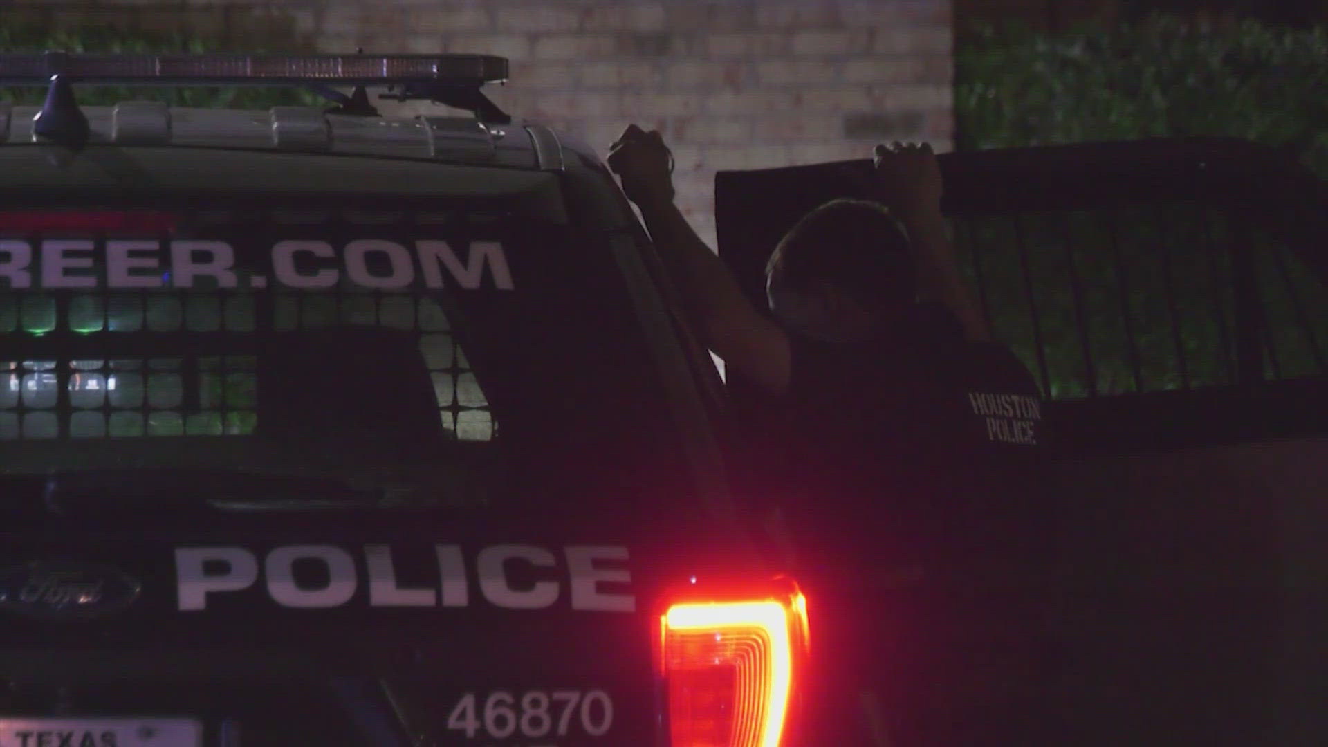 Houston police said family members ranging in age from 10 to 17 were inside an apartment when a 17-year-old took out a gun.