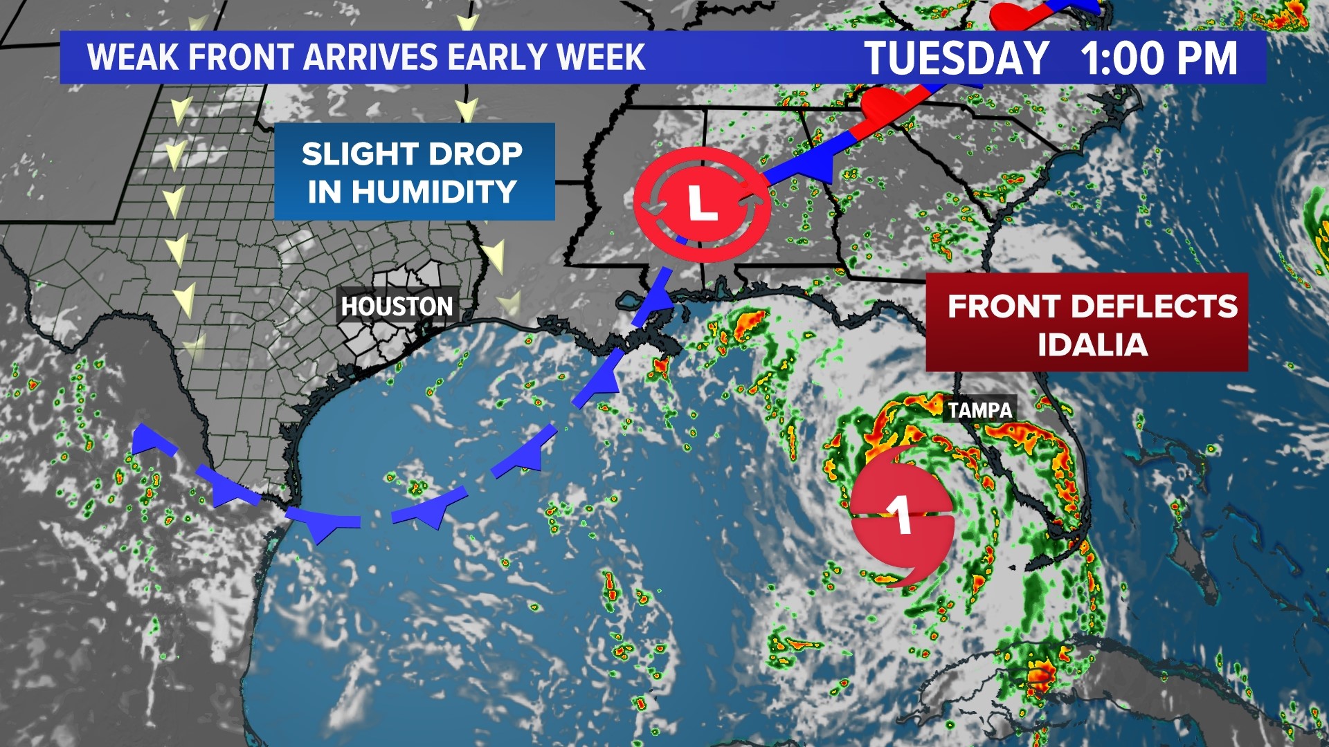 Tropical Storm Idalia update: Projected path, forecast cone | kens5.com