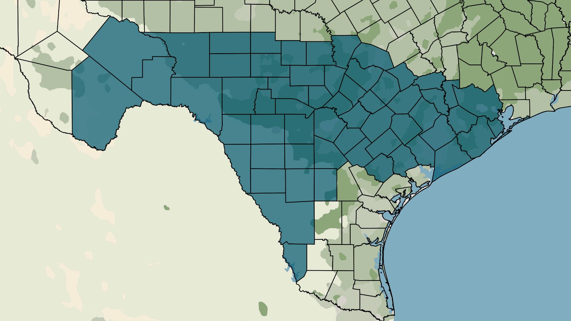 Gov. Abbott declares disaster in 59 Texas counties as flash flood ...