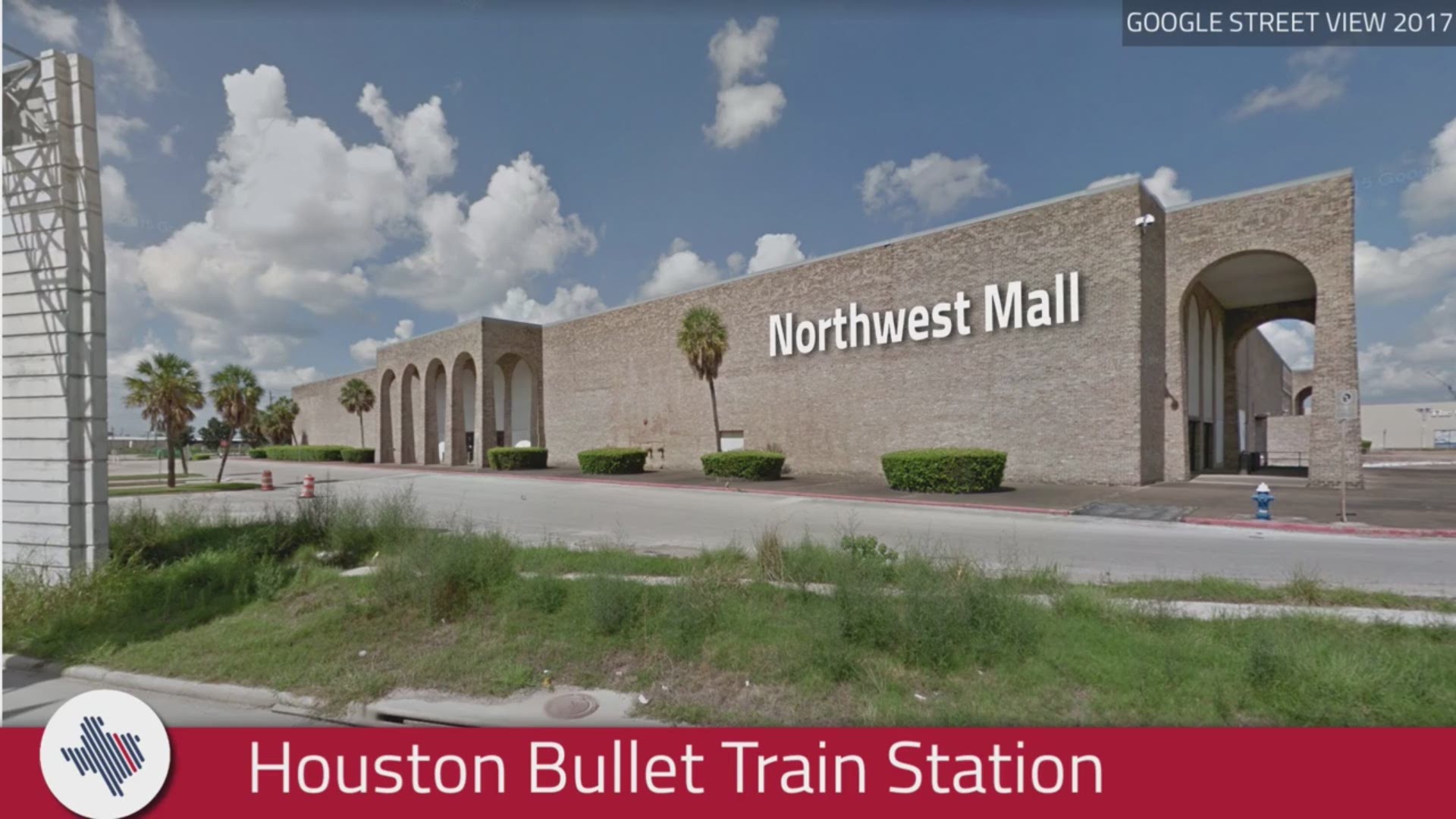 The Texas Bullet Train has announced the preferred location for its Houston passenger station, at the Northwest Mall site near the interchange of US 290 and Interstate 610 ' Credit: Texas Central