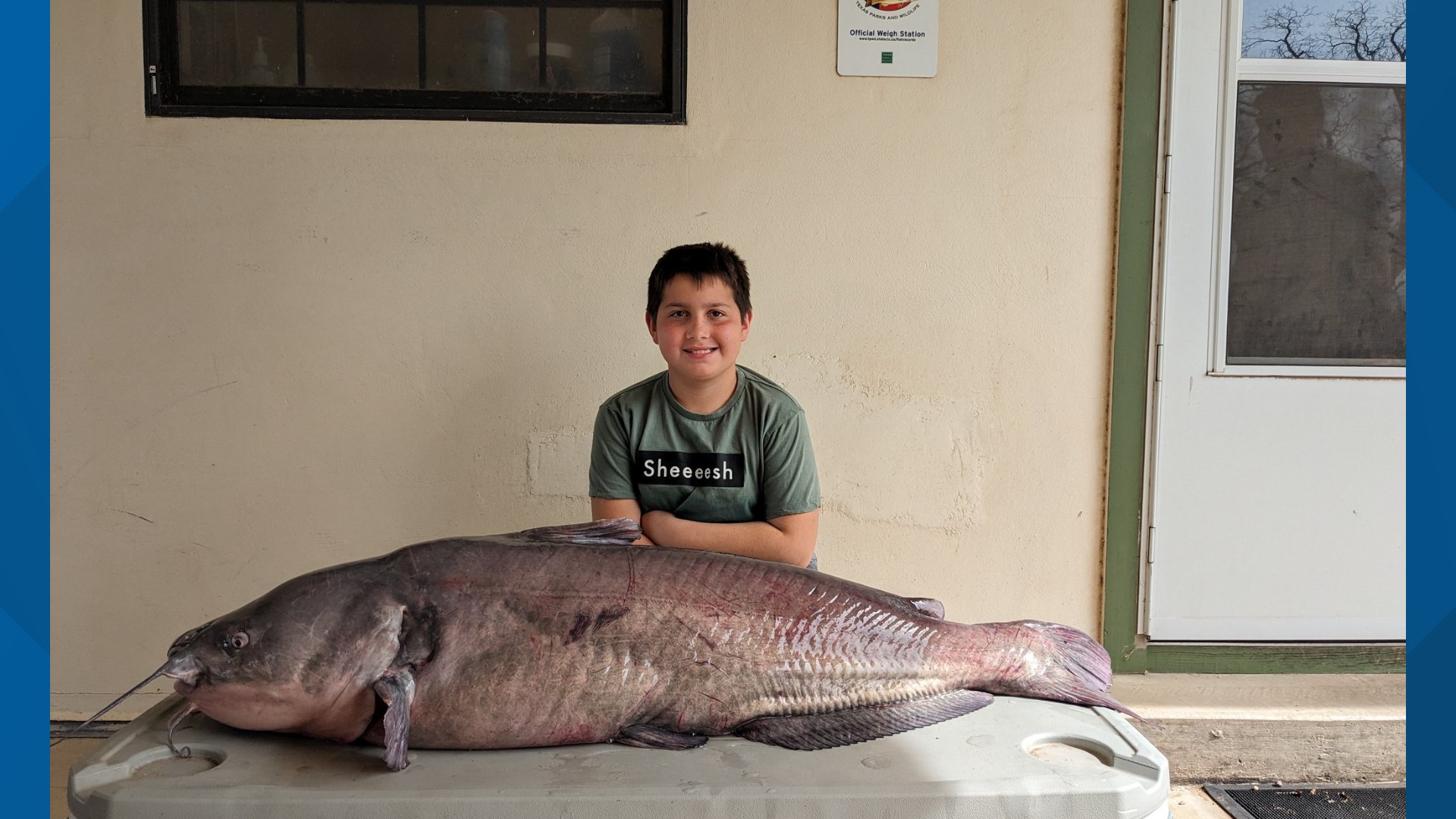 Junior record for blue catfish catch smashed by 9-year-old | kens5.com