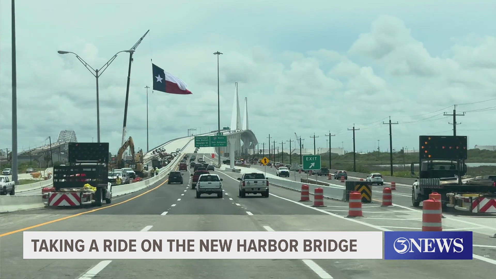 3NEWS puts you in the driver's seat to show you what it feels like behind the wheel as our crew drove across the new Harbor Bridge.