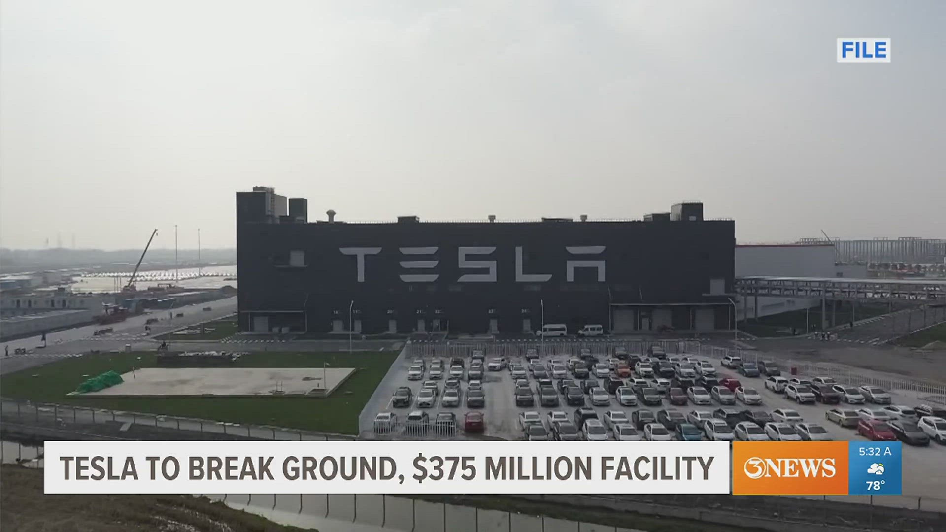 Tesla CEO Elon Musk and Gov. Greg Abbott will speak at the ceremony. It comes about two months after Tesla broke ground on the $375 million lithium plant.