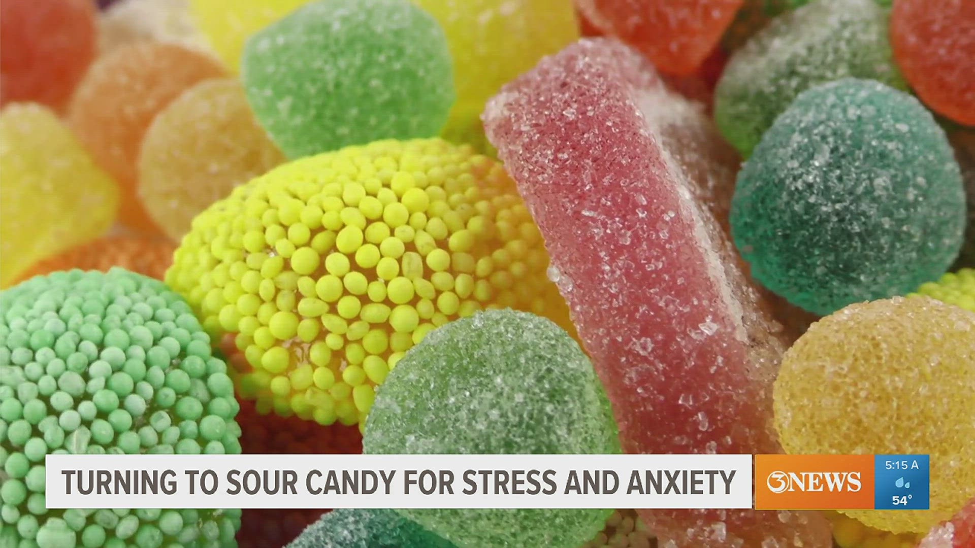 TikTok trend of eating sour candy to ease stress