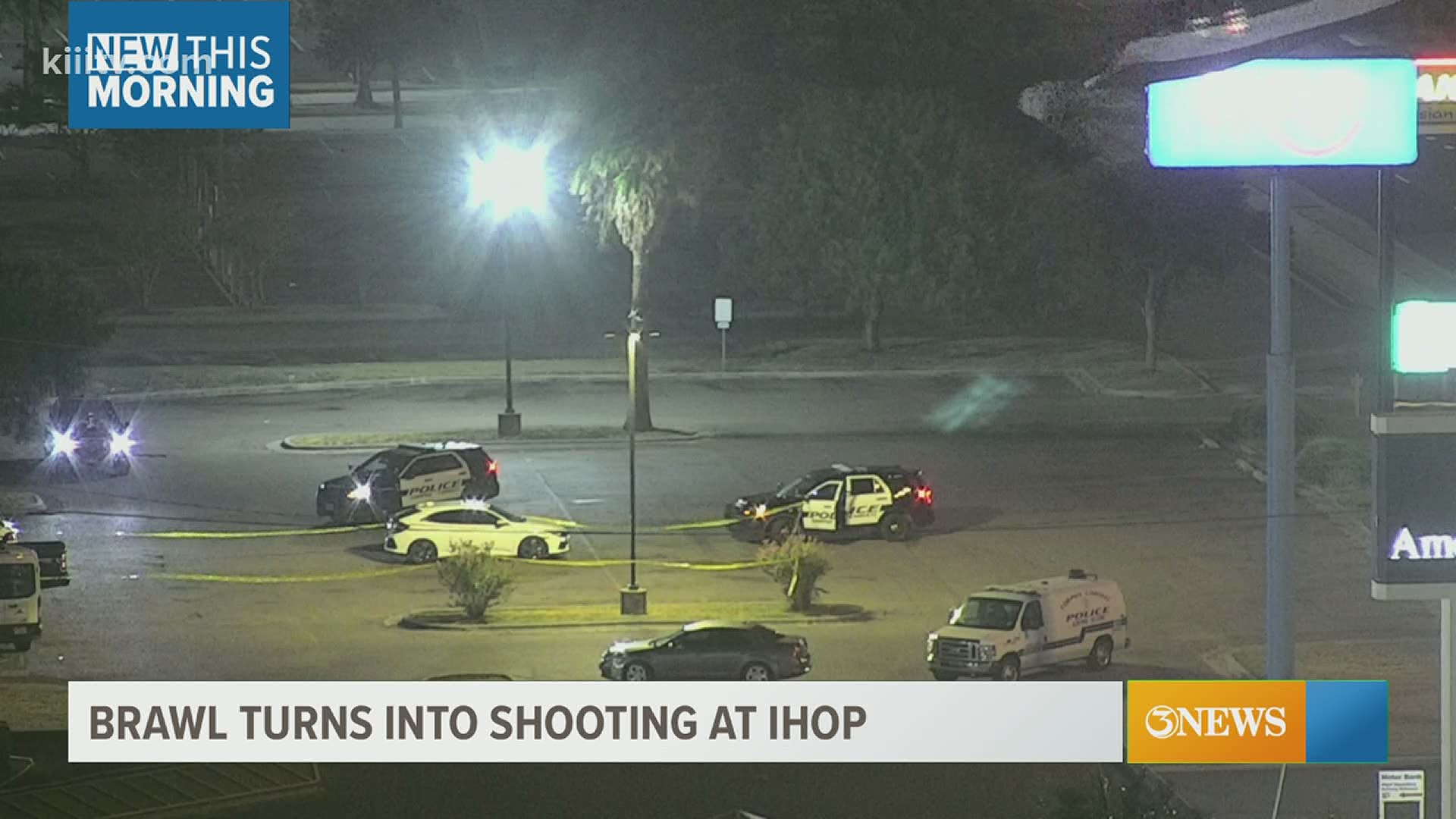 Witnesses told detectives that the men took the argument outside into the parking lot before one of the men pulled out a gun and started shooting.