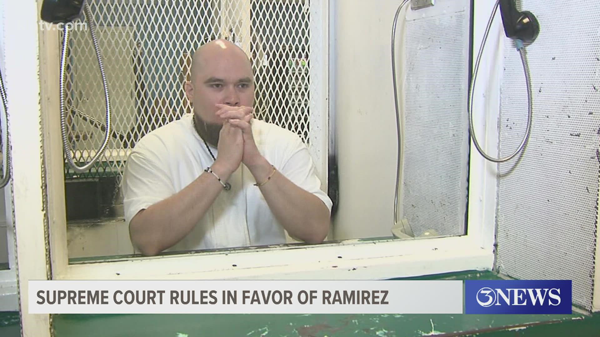 The case centers around John Henry Ramirez. He is on death row for killing a Corpus Christi convenience store worker during a 2004 robbery.