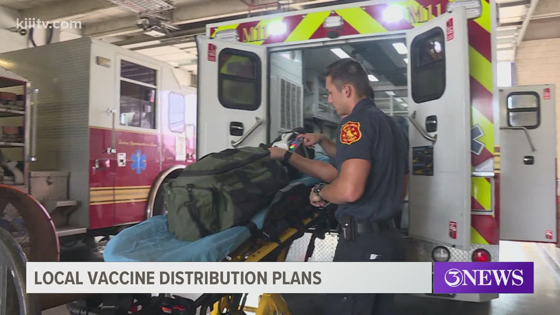 When the vaccine arrives for local distribution things could move quickly, especially for first responders.