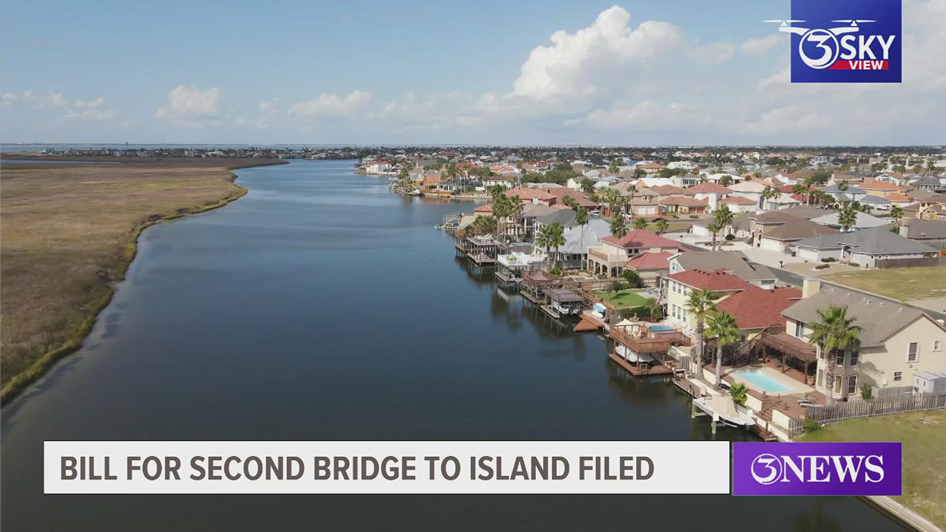 The lawmaker looks to remedy the fact that the JFK Causeway and bridge are the only means of access to and from Padre Island from Corpus Christi.