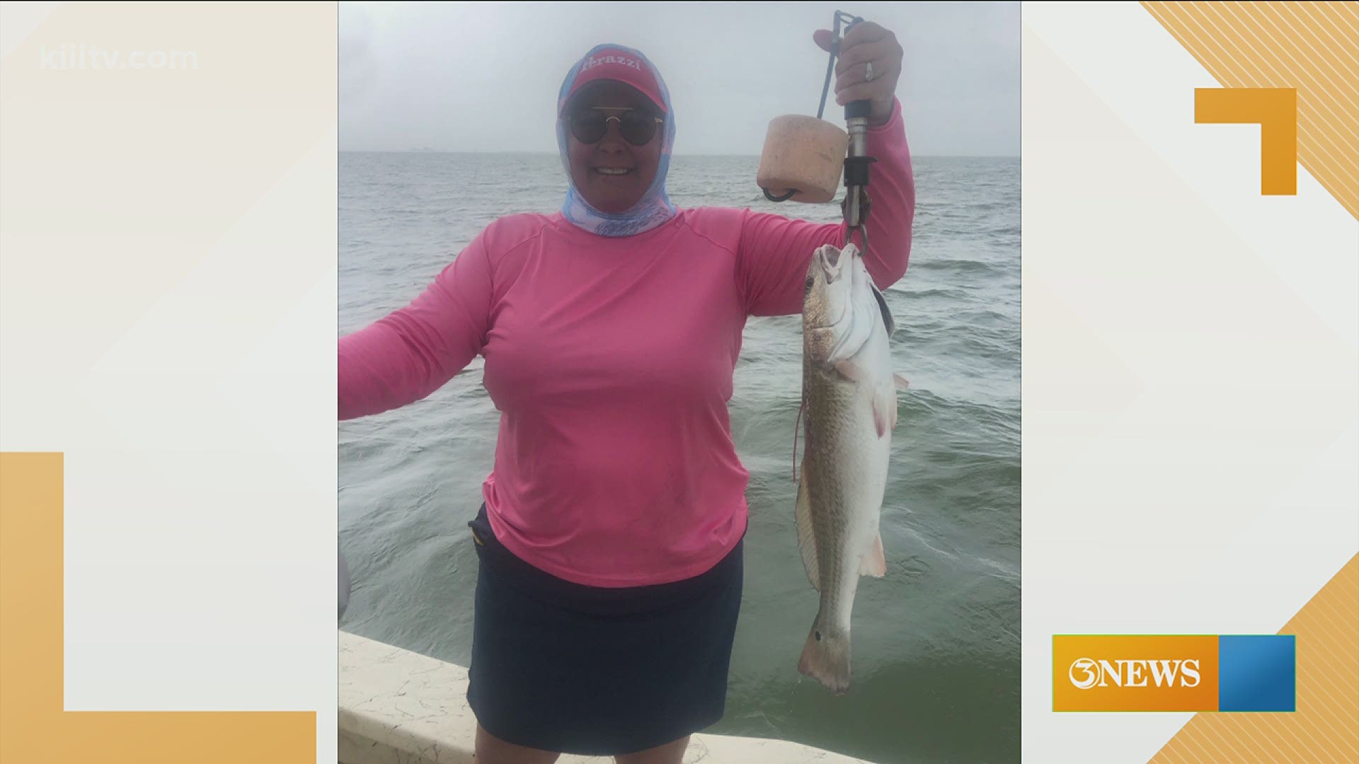 The latest winner of a brand new truck and boat from the CCA Star Tournament is Bettina Mathis from Dripping Springs. She caught it along the Corpus Christi coast.